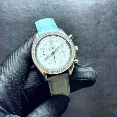 Omega Speedmaster Blue MOP Diamonds Automatic