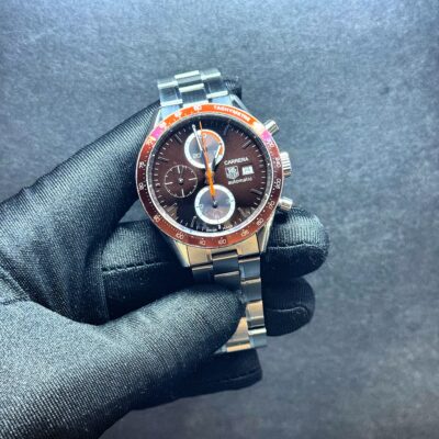 Tag Heuer Carrera Calibre 16 Brown On Bracelet