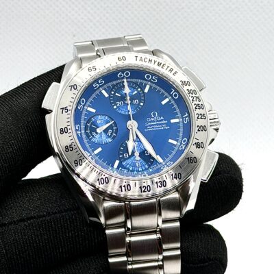 Omega Speedmaster Rattrapante With Rare Blue Dial, 3540.80
