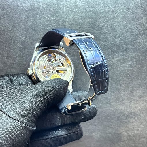 IWC Portuguese Perpetual Calendar In White Gold IW503203 (Rare Flat Blue Dial)