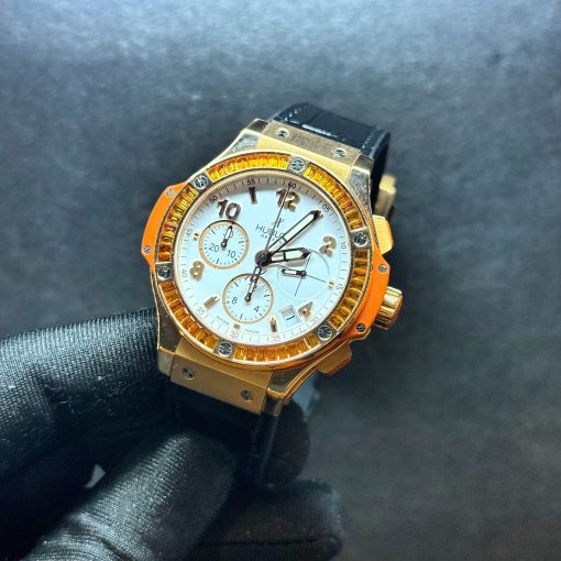 Hublot Big Bang Chronograph 41mm Tutti Frutti Orange In Rose Gold (Crazy Price)!!!