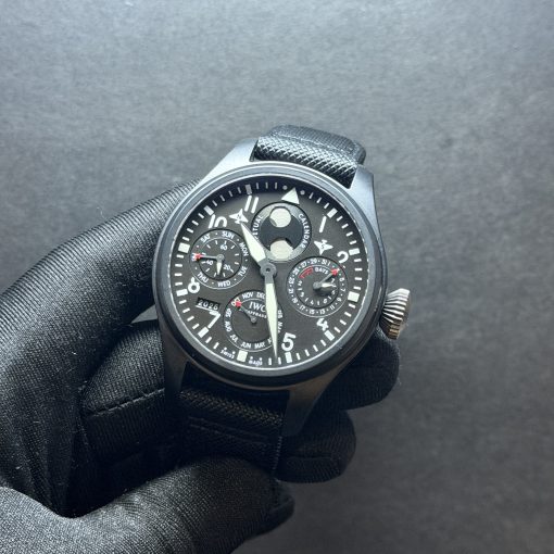 IWC Big Pilot Top Gun Perpetual Calendar In Ceramic IW502902
