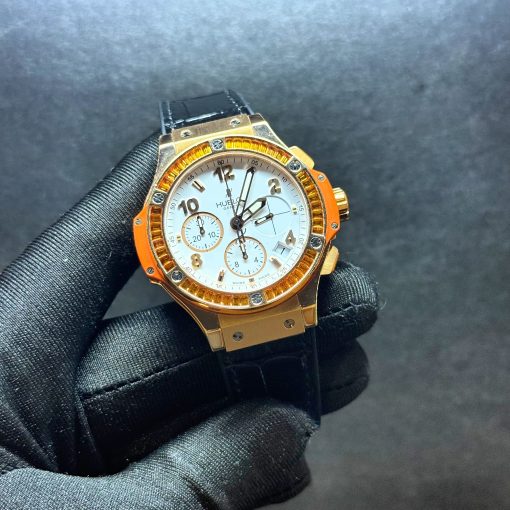 Hublot Big Bang Chronograph 41mm Tutti Frutti Orange In Rose Gold (Crazy Price)!!!