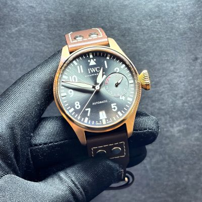 IWC Big Pilot Spitfire Rose Gold Gray Dial IW500917