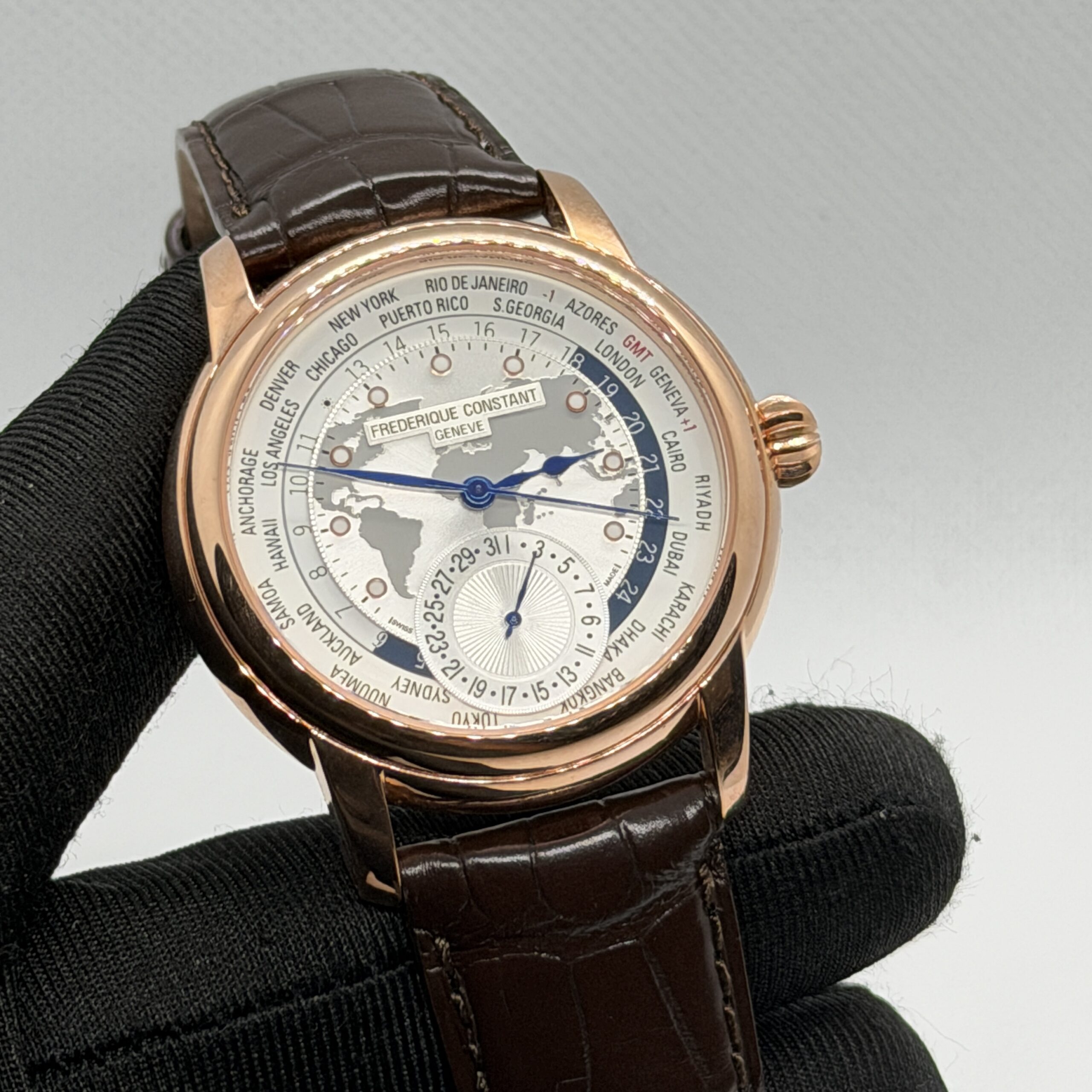Frederique Constant Worldtimer Rose Gold FC-718MC4H4