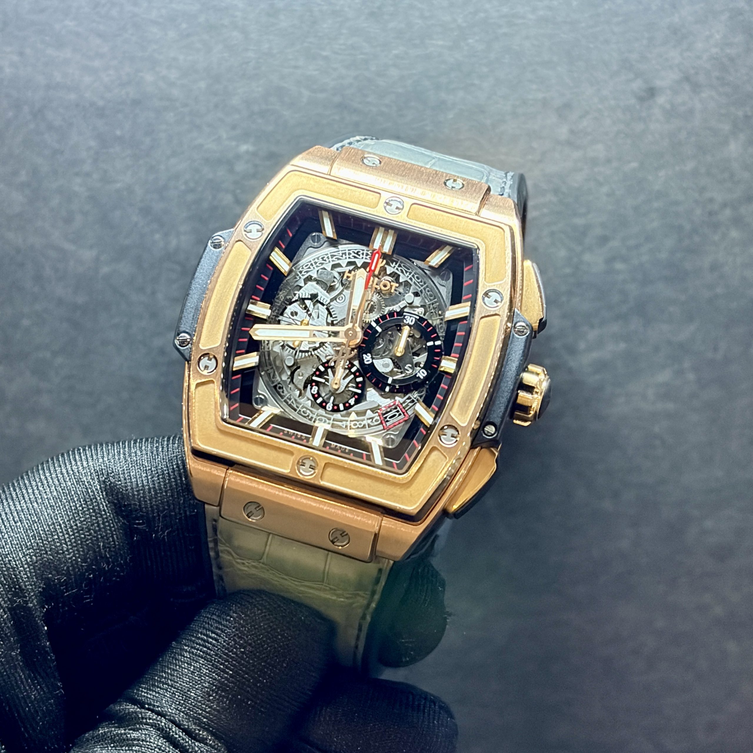 Hublot Spirit of Big Bang 45mm Chronograph In Rose Gold 601.OX.0183.LR