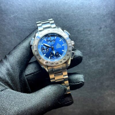 Omega Speedmaster Rattrapante With Rare Blue Dial, 3540.80