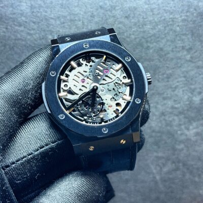 Hublot Classic Fusion Extra Thin Ceramic Black Skeleton 515.CM.0140.LR