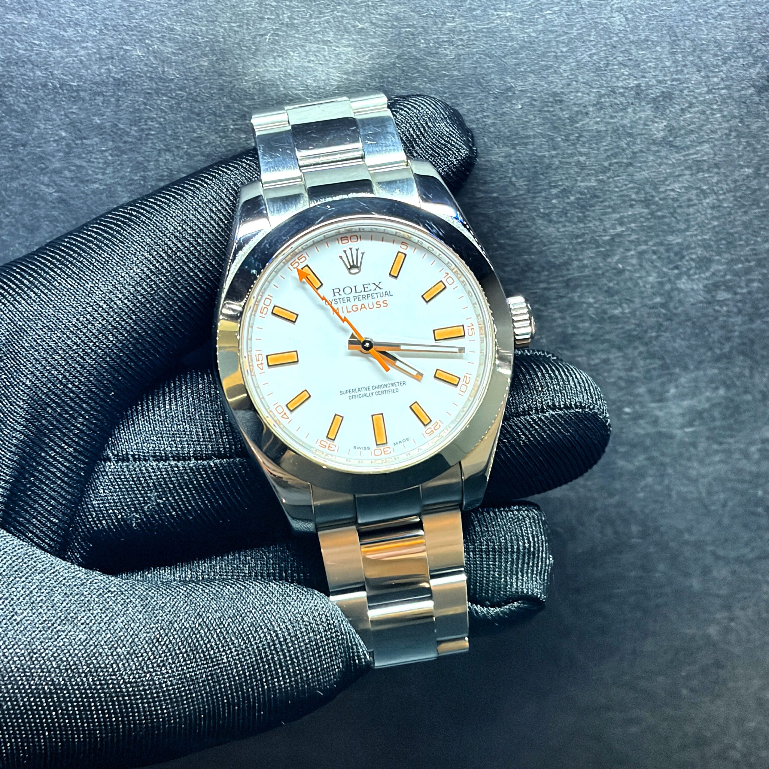 Rolex Milgauss White 116400