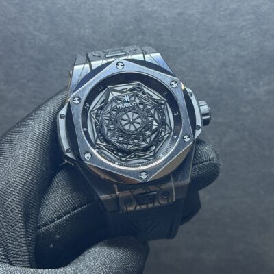 Hublot Big Bang Sang Bleu 2, All Black Ceramic 45mm 418.CX.1107.RX.MXM22 Limited edition 200 pieces