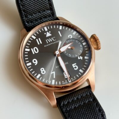 IWC Big Pilot Spitfire Rose Gold Gray Dial IW500917