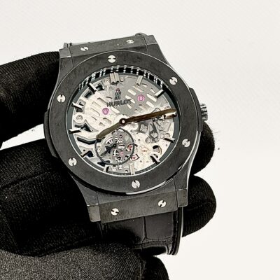 Hublot Classic Fusion Extra Thin Ceramic Black Skeleton 515.CM.0140.LR