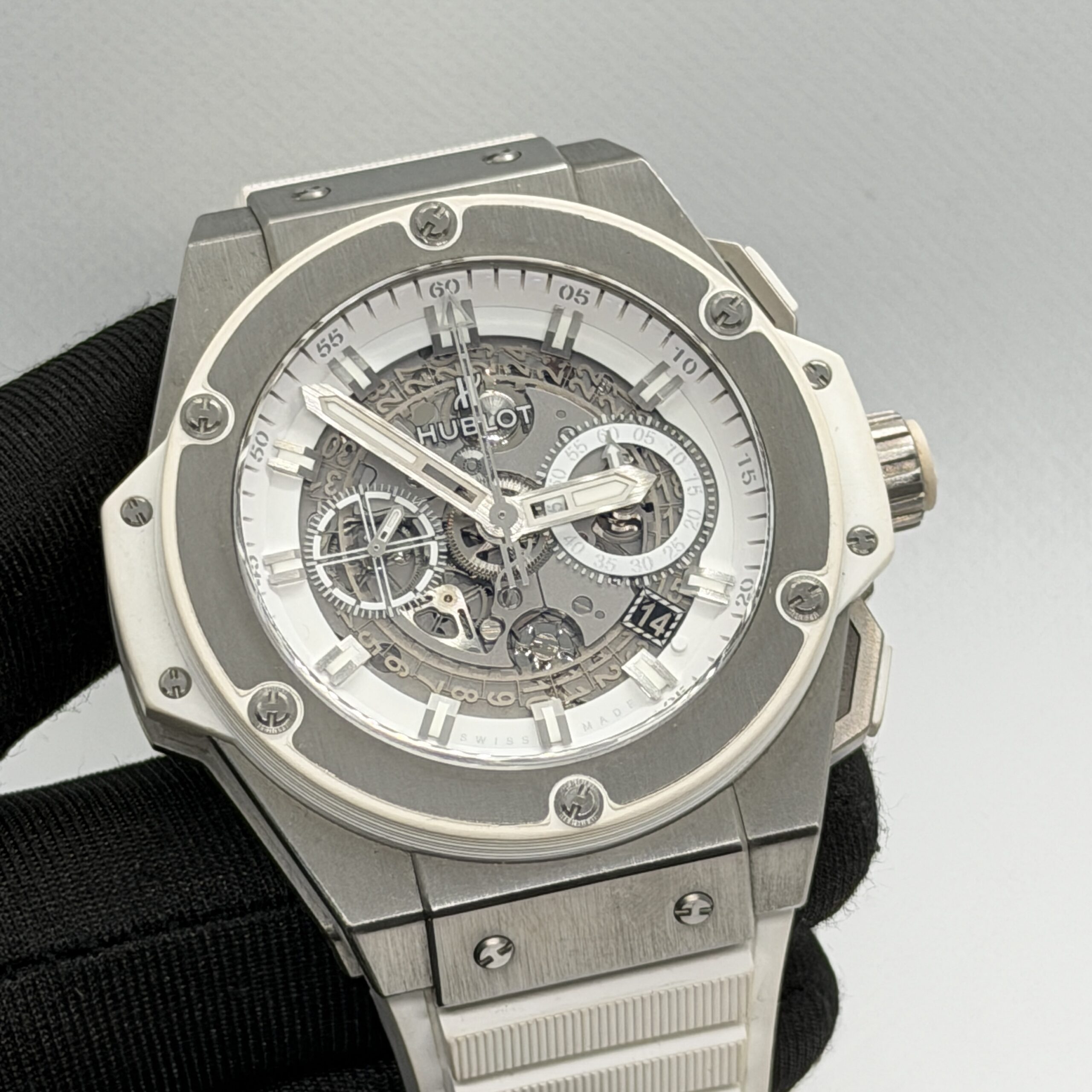 Hublot King Power Unico Skeleton White 48mm