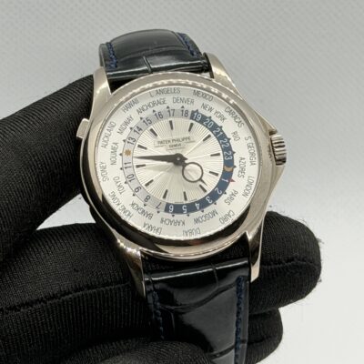 Patek Philippe World Time In White Gold 5130G