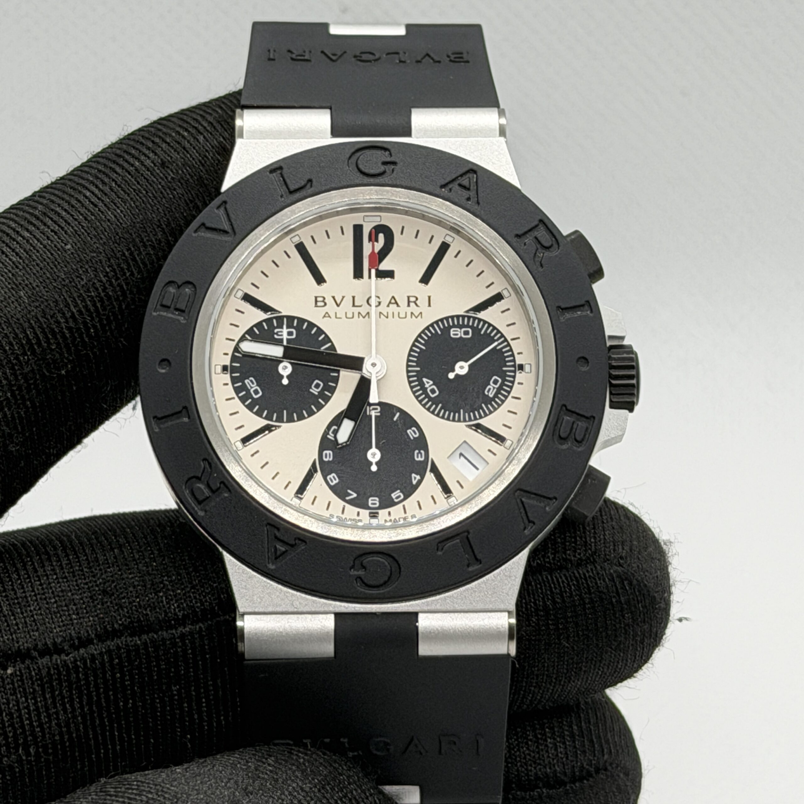 Bvlgari Diagono Aluminium Chronograph 40mm BB40ATCH (Newer model) - Image 2