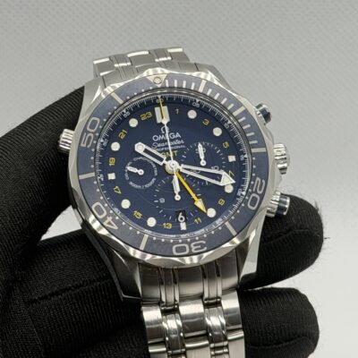 Omega Seamaster Diver 300M Chronograph Gmt Blue 212.30.44.52.03.001