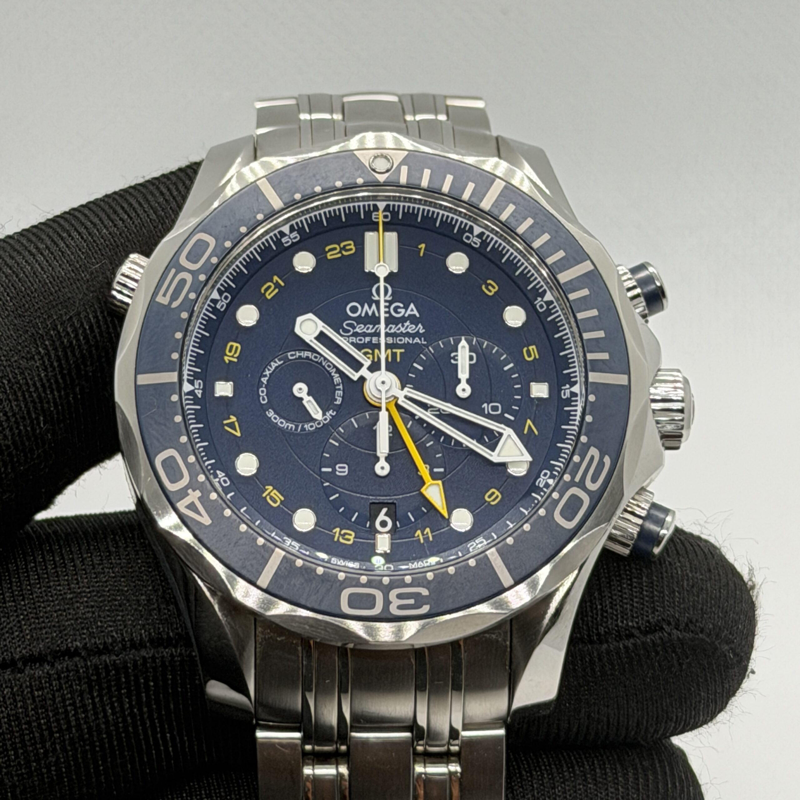 Omega Seamaster Diver 300M Chronograph Gmt Blue 212.30.44.52.03.001 - Image 2