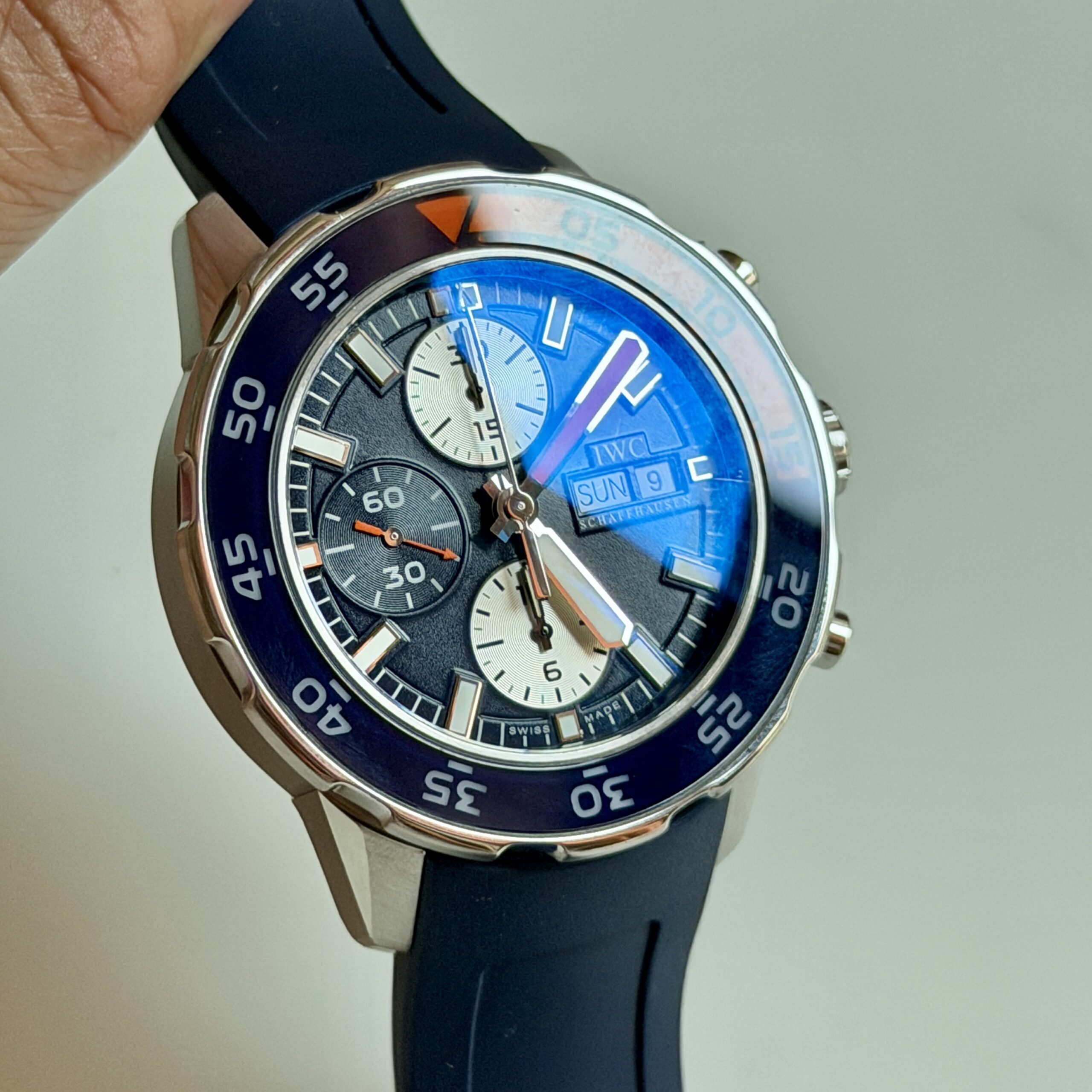 IWC Aquatimer Chronograph Blue Dial 44mm IW376704 - Image 3