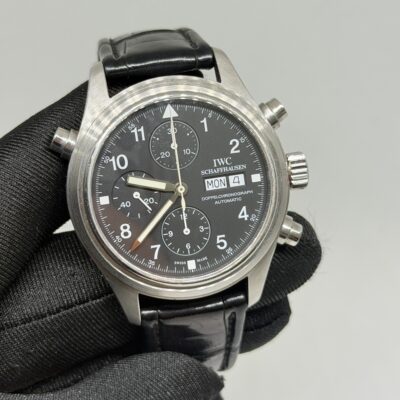 IWC Pilot Doppel Chronograph 3713 (Rare Discontinued Model)