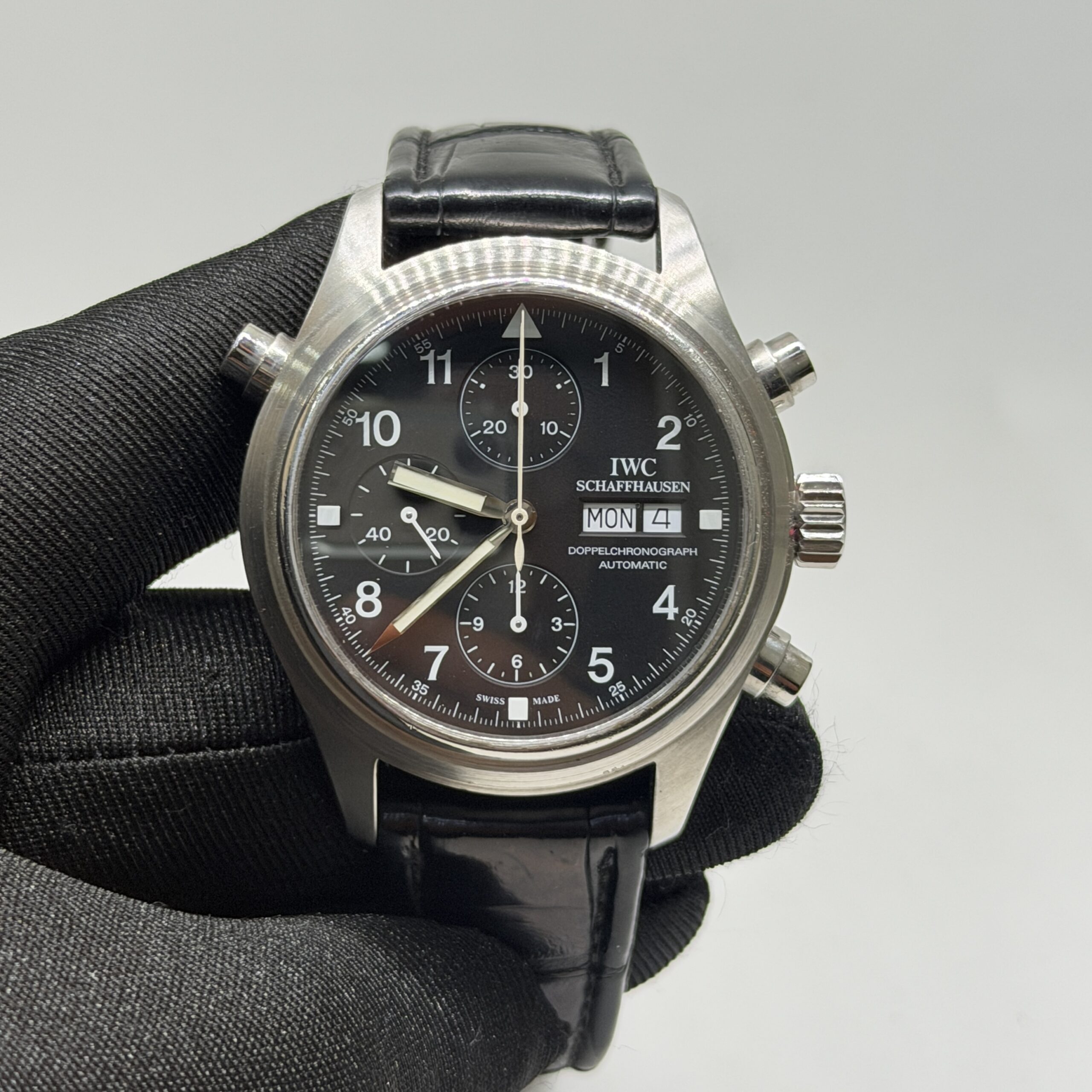 IWC Pilot Doppel Chronograph 3713 (Rare Discontinued Model) - Image 2