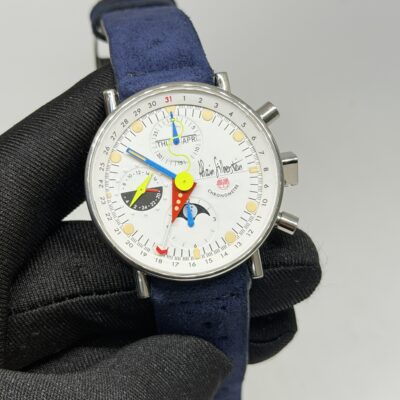 Alain Silberstein Krono 2 Bauhaus Triple Date Moonphase Limited Edition 500 Pieces